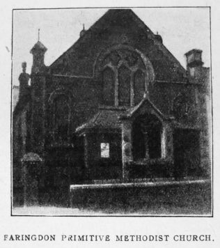 Faringdon Primitive Methodist chapel | Christian Messenger 1920/174