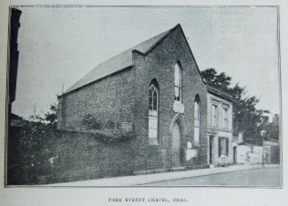 Deal Park Street Primitive Methodist chapel (1852) | Christian Messenger 1903/172