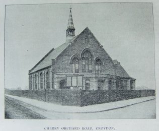 Croydon Cherry Orchard Road Primitive Methodist chapel | Christian Messenger 1901/116; 1901/149