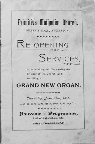 Nuneaton Primitive Methodist Chapel, Warwickshire Nuneaton Primitive Methodist Chapel, Warwickshire