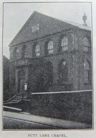 Butt Lane Primitive Methodist chapel Butt Lane Primitive Methodist chapel | Christian Messenger 1908/89