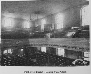 Hull West Street Primitive Methodist chapel interior   | Primitive Methodist Magazine 1902/420