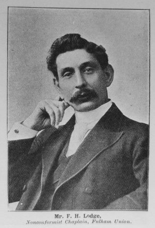 F.H. Lodge - Free Church Chaplain, Fulham Union F.H. Lodge - Free Church Chaplain, Fulham Union