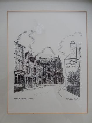 A pen and ink drawing of the Chapel A pen and ink drawing of the Chapel