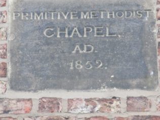 Dunnington York PM chapel datestone | Christopher Hill September 2017