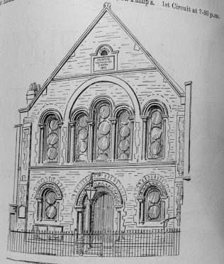 Ebenezer chapel, Midland Road, in a drawing for the 1901 Primitive Methodist Conference Ebenezer chapel, Midland Road, in a drawing for the 1901 Primitive Methodist Conference | Primitive Methodist Conference Handbook 1901