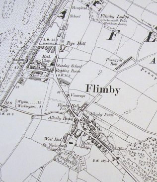 6 inxh OS map showing the position of the chapel 6 inxh OS map showing the position of the chapel | G W Oxley