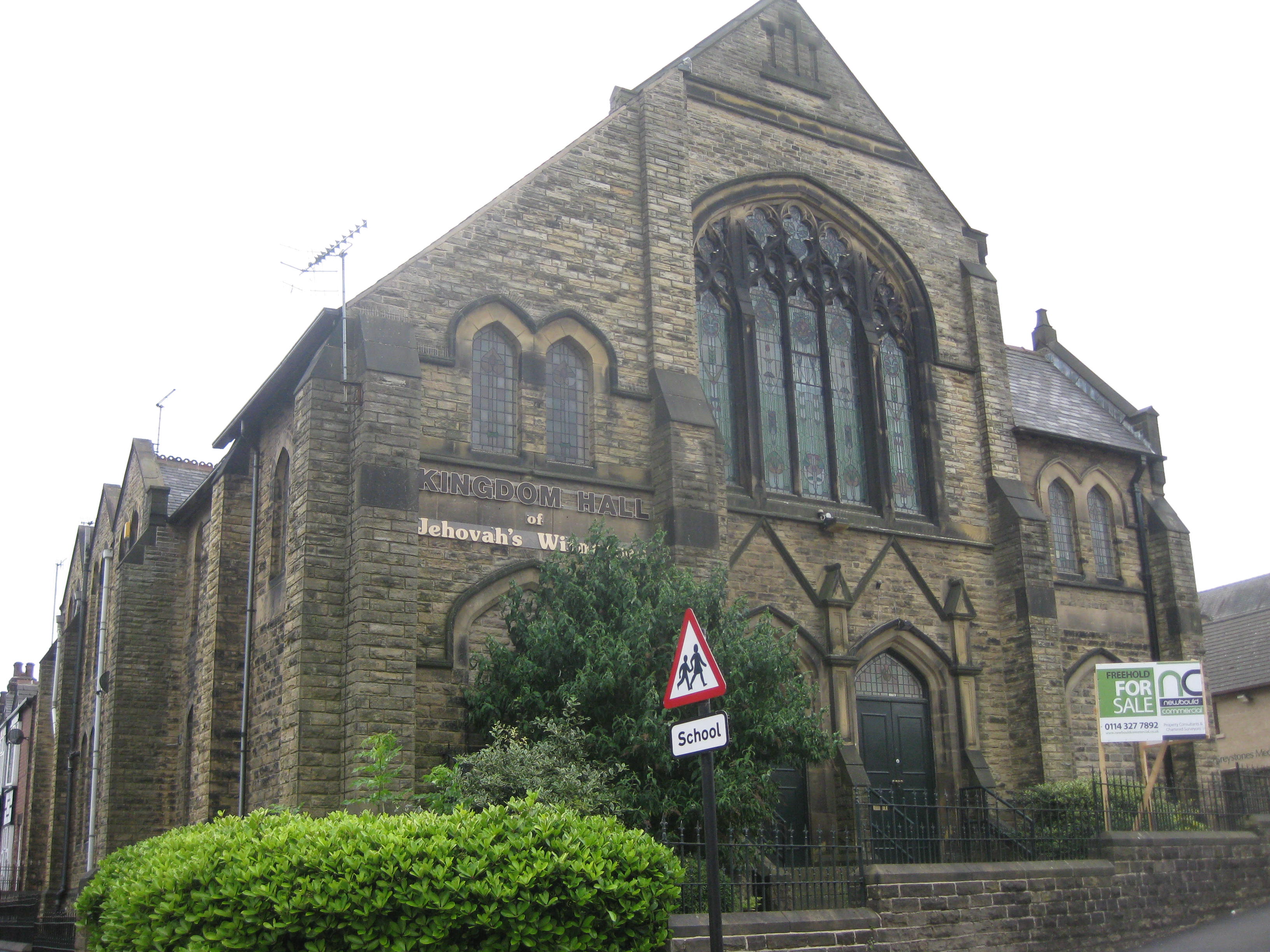 Sheffield Greystones Road Primitive Methodist Chapel Yorkshire Sa
