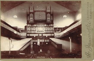 Interior of Flottergate Chapel, before 1904 | Englesea Brook Museum 10.04