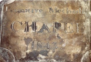 Photo No.2 The 1843 PM Chapel plaque. Photo No.2 The 1843 PM Chapel plaque. | Aireborough Historical Society