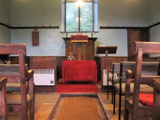 Interior view of Chapel from doorway | Photo taken July 2017 by E & R Pearce