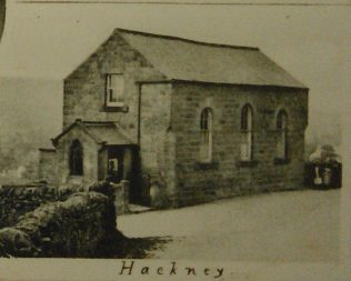 Hackney Primitive Methodist chapel from a postcard dated 1901-1909 | Englesea Brook Museum picture and postcard collection