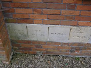Hungerford, PM Chapel, school building, foundation stones (i), 16.10.2015 Hungerford, PM Chapel, school building, foundation stones (i), 16.10.2015 | GW Oxley