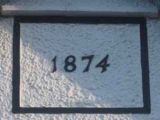 Date plaque at Lower Withington Primitive Methodist chapel. There may have been a chapel before this, from 1847 Date plaque at Lower Withington Primitive Methodist chapel. There may have been a chapel before this, from 1847 | Elaine and Richard Pearce November 2014