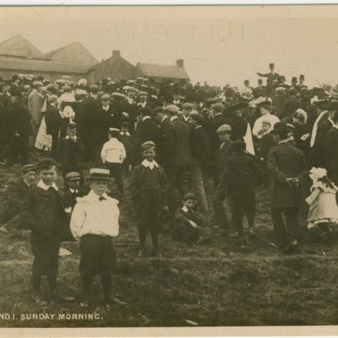 Centenary Camp Meeting Mow Cop Sunday morning Stand 1 | Englesea Brook Museum picture and postcard collection