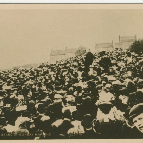 Centenary Camp Meeting Mow Cop Sunday morning Stand 2 | Englesea Brook Museum picture and postcard collection