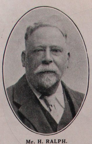 Mr H Ralph, author of the article Mr H Ralph, author of the article | Handbook of the Primitive Methodist Conference 1915; Englesea Brook Museum