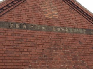 Defaced 'Primitive Methodist' inscription. Defaced 'Primitive Methodist' inscription. | Rev.David Leese