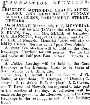 Newark Herald 16 March 1878 Newark Herald 16 March 1878