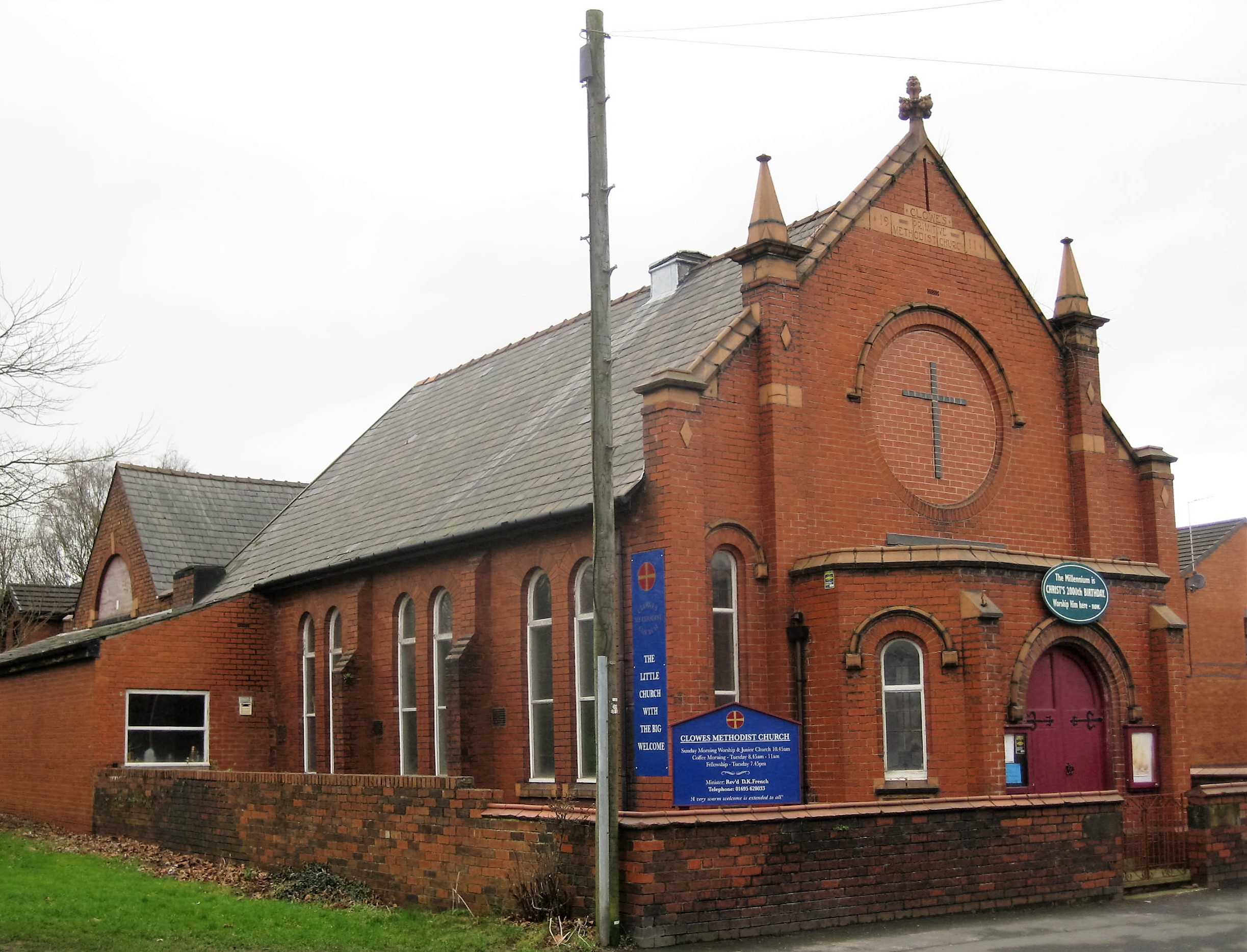 Pemberton (Enfield Street) 'Clowes' Primitive Methodist Church M R
