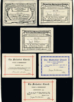 Another sheet of membership cards from my family Another sheet of membership cards from my family