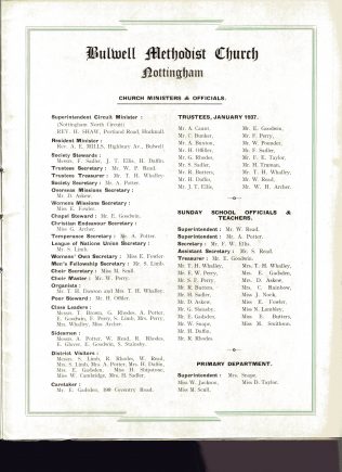 Nottingham: Bulwell PM Church Nottingham: Bulwell PM Church