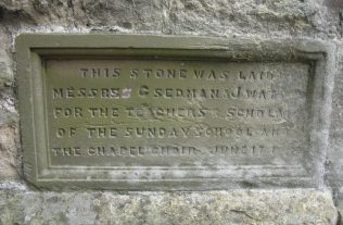 Foundation stone Foundation stone | Photo taken June 2018 by E&R Pearce