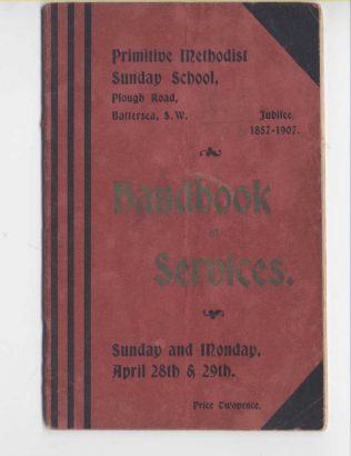 Battersea Primitive Methodist Sunday School Battersea Primitive Methodist Sunday School