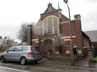 The current (2018) Methodist church was built in 1933, in front of the second (1905) Primitive Methodist chapel in Stoke Golding. The Second chapel is just visible on this photograph The current (2018) Methodist church was built in 1933, in front of the second (1905) Primitive Methodist chapel in Stoke Golding. The Second chapel is just visible on this photograph | Christopher Hill January 2018