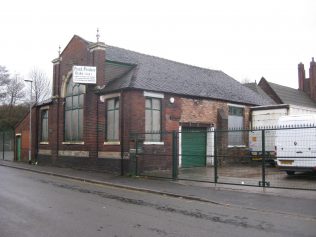 Burslem Hot Lane Primitive Methodist Sunday School and van park where the Chapel in the first photograph once stood | Photo by E & R Pearce