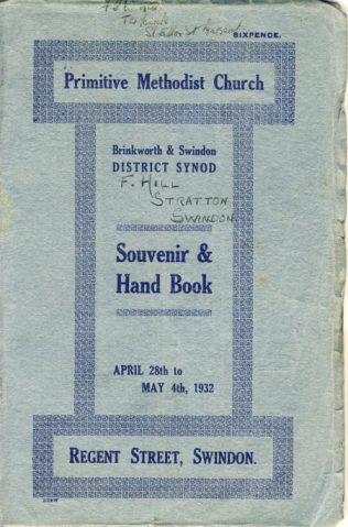 Brinkworth and Swindon District Synod Souvenir Handbook cover Brinkworth and Swindon District Synod Souvenir Handbook cover | Christopher Hill