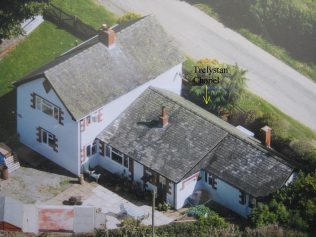 Photo No.6 Aerial view of the buildings. NB.The middle building is the old chapel.