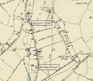 Locations of Wildmoor Primitive Methodist chapels Locations of Wildmoor Primitive Methodist chapels | Trevor Bott